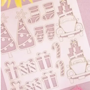 JRCHIB13122 Christmas Presents Chipboards