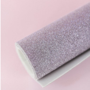 Fine Glitter Eco leather light Purple