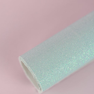 Fine Eco Leather Glitter mint