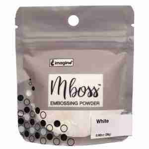 Mboss Embossing Powder - white