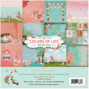 Colors of Life 12x12 Paper Pad 24 Sheets