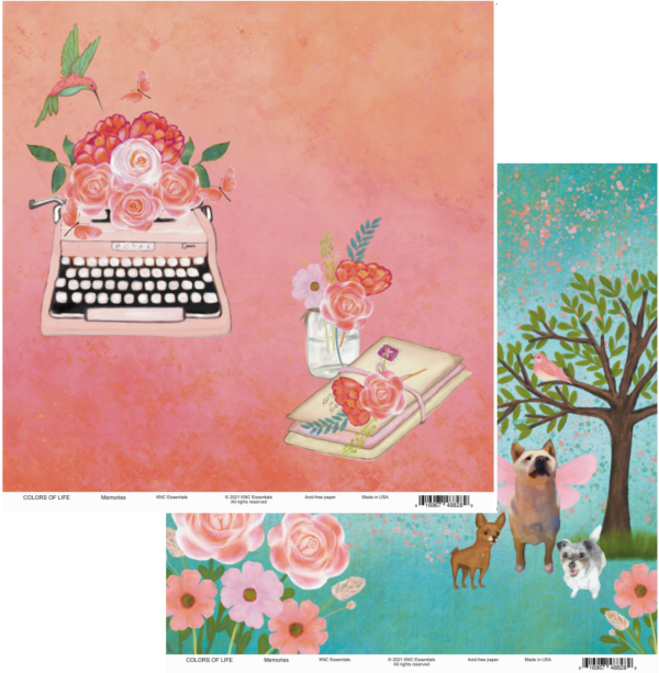 Colors of Life 12x12 Paper Pad 24 Sheets - Image 3