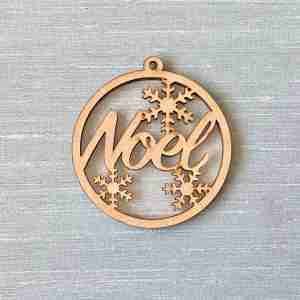Noel Ornament Wood Shaker 3-Pcs Set S04