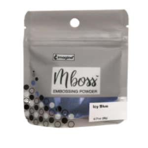 Mboss embossing powder -icy blue
