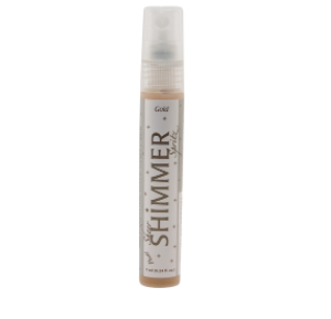 Sheer shimmer spritz Gold