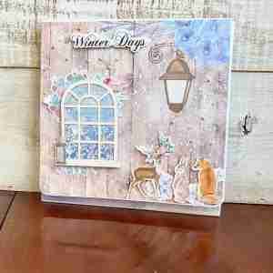 Beauty of Winters Day foldable flat album 8.5 Kit