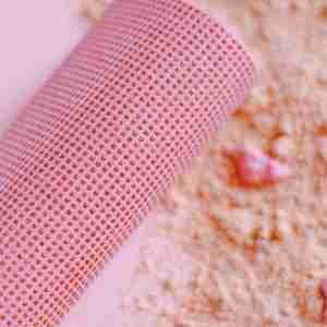 Dusty Rose Eco Leather with Small foil Dots