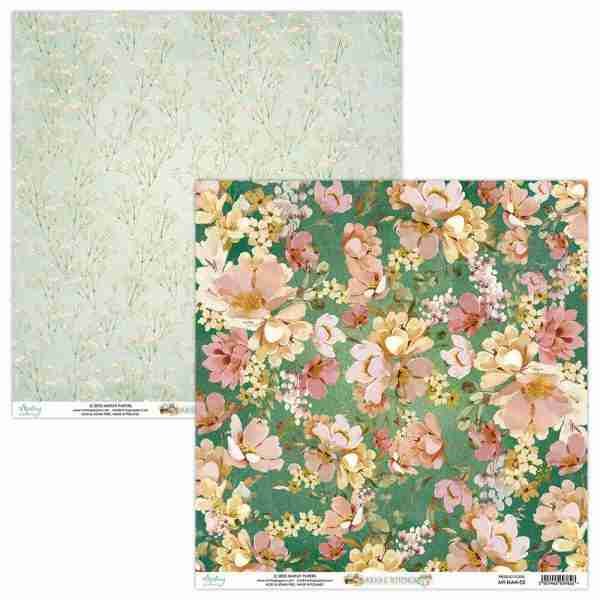 12 x 12 Paper Double Sided Cardstock - Nana's Kitchen 05