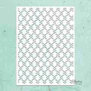 Mintay Kreativa 6 x 8 Stencil Checkered Plate #13