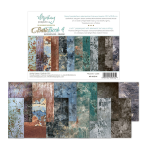 Basic book 4 Background grunge - 6x8 Mintay paper pad