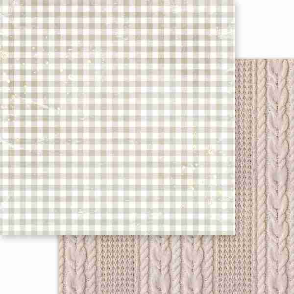 Gingham Love 2 12x12 Taupe