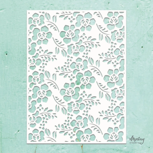 Mintay Kreativa - 6 x 8 Stencil -  Flowers #03