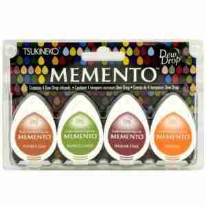 Memento dew drop inkpad 4pc set - meadowlands - 007