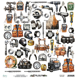 12 x 12 Elements Paper - Mr. Fix It