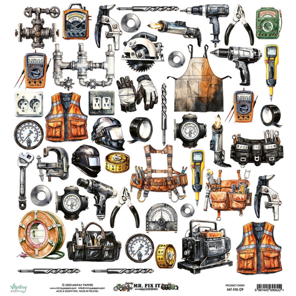 12 x 12 Elements Paper - Mr. Fix It