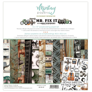 12 x 12 Paper Set - Mr. Fix It
