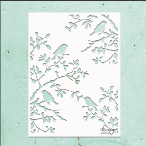 Mintay Kreativa 6 x 8 Stencil Birds #25