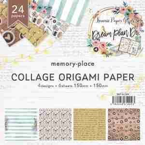 Dream Plan Do - Collage Origami Papers 6 x 6 paper pack