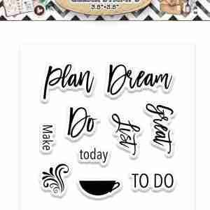 Dream Plan Do - Clear Stamps 3.5 x 3.5