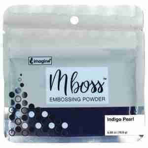 Mboss embossing powder - indigo pearl
