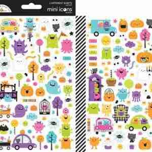 7860 Monster madness mini icons stickers