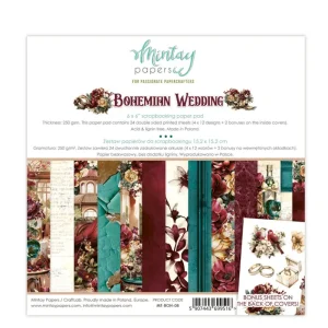6 x 6  Paper Pad - Bohemian Wedding