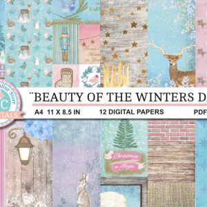 Beauty of Winters' Days Digital Paper