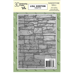 Lisa Horton Crafts Bold Peonies 6x6 3D Embossing Folder