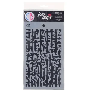 Abstract Lines Ciao Bella Stencils