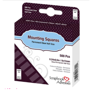 Mounting Squares (White - 500 per box) 3L - Scrapbook Adhesives