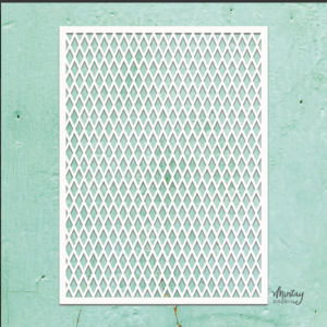 Mintay Kreativa 6 x 8  Stencil Diamond Pattern #36