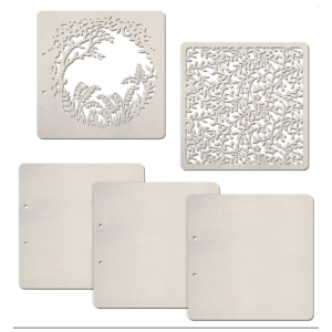 Meadow Set of Five Rectangular Chipboard Ciao Bella
