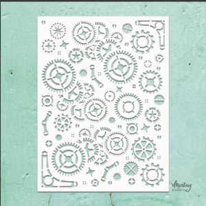 Mintay Kreativa  6 x 8  Stencil Steampunk #33