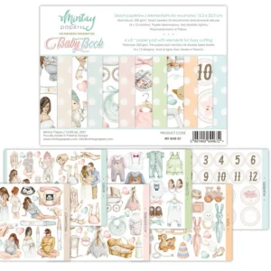 Baby Book- 6x8 Mintay paper pad