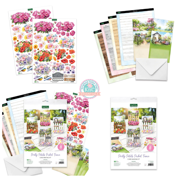Pretty Petals Picket Fence, Card Making Kit - Image 7