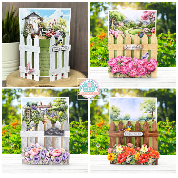 Pretty Petals Picket Fence, Card Making Kit - Image 6