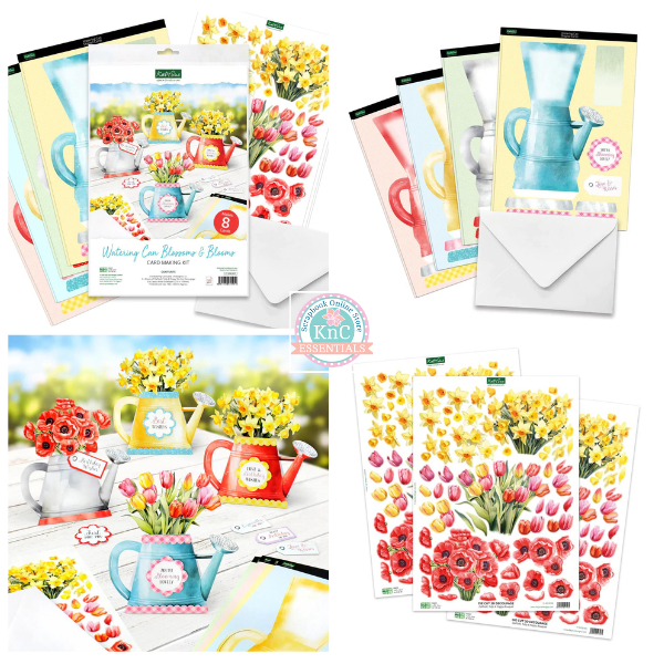 Watering Can Blossoms and Blooms, Card Making Kit - Image 4
