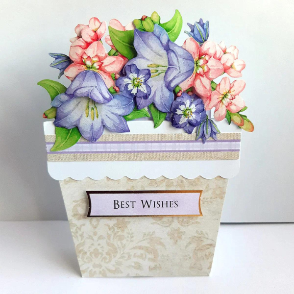 Flower Patch Pots Card Making Kit - Image 4
