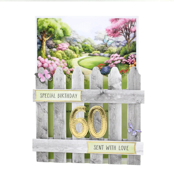 Pretty Petals Picket Fence, Card Making Kit - Image 2