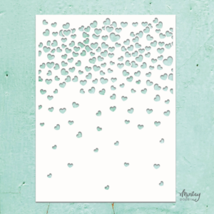 Mintay Kreativa 6 x 8 Stencil Hearts