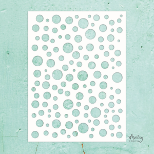 Mintay Kreativa 6 x 8 Stencil Bubbles