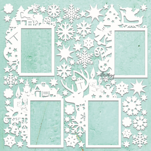 Mintay Chippies  Decor  Christmas Frames