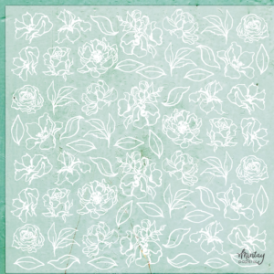12 x 12 Decorative Vellum Flowers