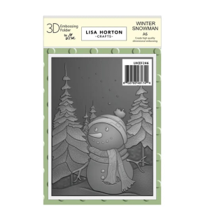 Snowman A6 Embossing Folder