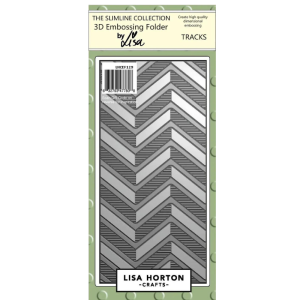 Slimline 3D Embossing Folder - Tracks