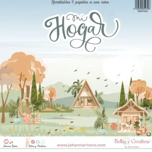 Fussy cuts - Recortables 12 Papeles Mi Hogar 30,5x30,5 cm. SBBV064