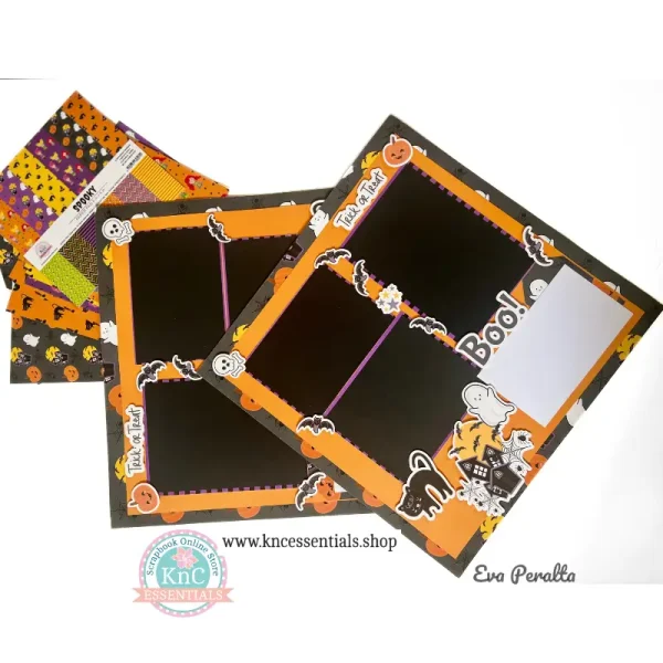 Boo 12 x 12  Double Lay Out Spooky Collection - Image 3