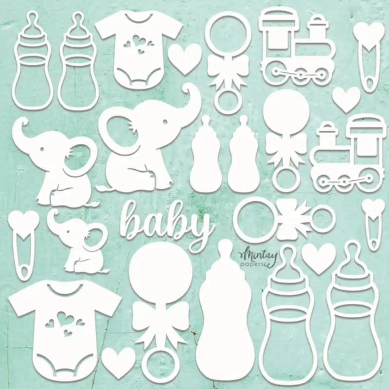 Mintay Chippies  Decor Baby Set