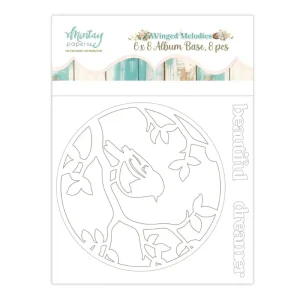 6 x 8 Chipboard Album Winged Melodies