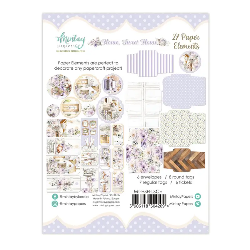 Paper Elements Home, Sweet Home 27 pcs - Image 2